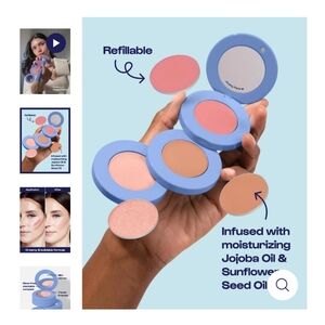 ALLEYOOP Stack the Odds Refillable Multi-use 3 Cream Face Stacker NEW